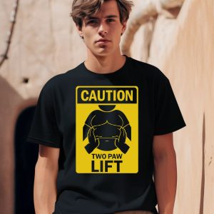 Burrlife Caution Two Paw Lift Shirt