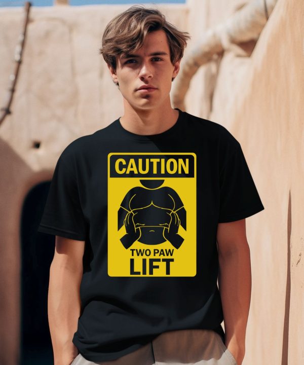 Burrlife Caution Two Paw Lift Shirt