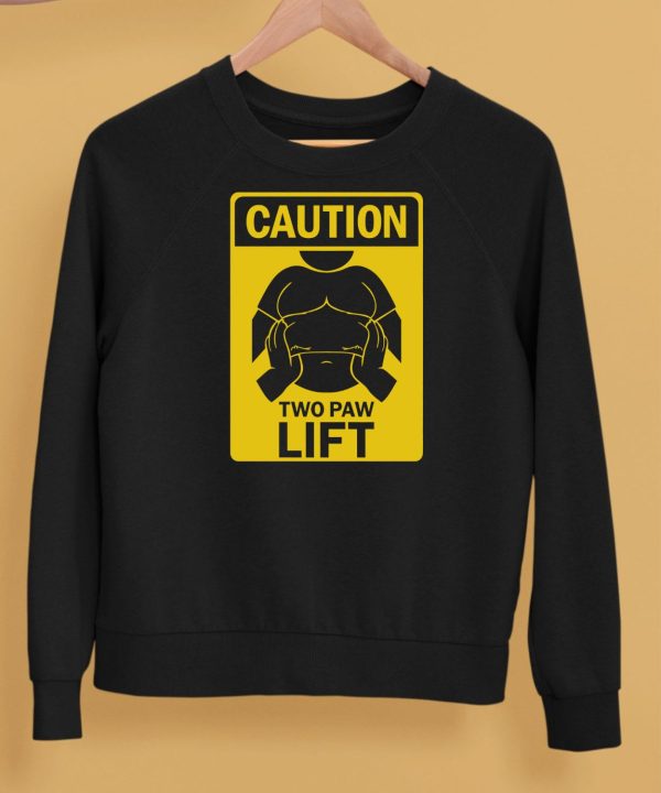 Burrlife Caution Two Paw Lift Shirt5