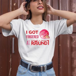 I Got Fingered Bowling Arcade At Round1 Shirt