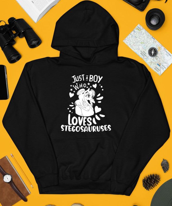Just A Boy Who Loves Stegosauruses Shirt4