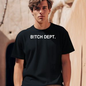 Sydicel Wearing Bitch Dept Shirt