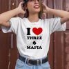 Aja Argent Wearing I Love Three 6 Mafia Shirt1