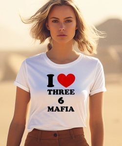 Aja Argent Wearing I Love Three 6 Mafia Shirt3