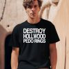 Barely Legal Clothing Destroy Hollwood Pedo Rings Shirt0