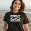 Barely Legal Clothing Destroy Hollwood Pedo Rings Shirt2