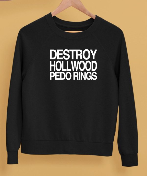 Barely Legal Clothing Destroy Hollwood Pedo Rings Shirt5