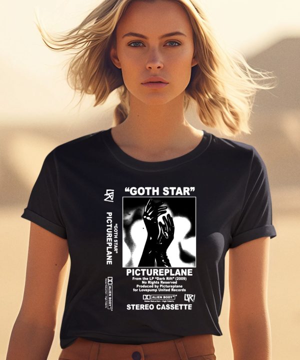 Goth Star Pictureplane Stereo Cassette Shirt