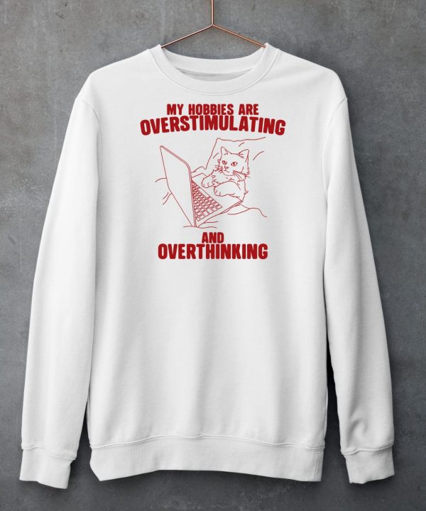 Hobbies Are Overstimulating And Overthinking Shirt6