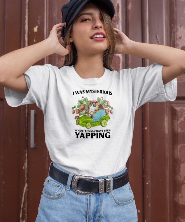 I Was Mysterious When I Should Have Been Yapping Shirt1