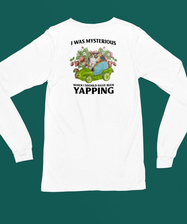 I Was Mysterious When I Should Have Been Yapping Shirt4