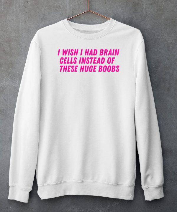 I Wish I Had Brain Cells Instead Of These Huge Boobs Shirt6