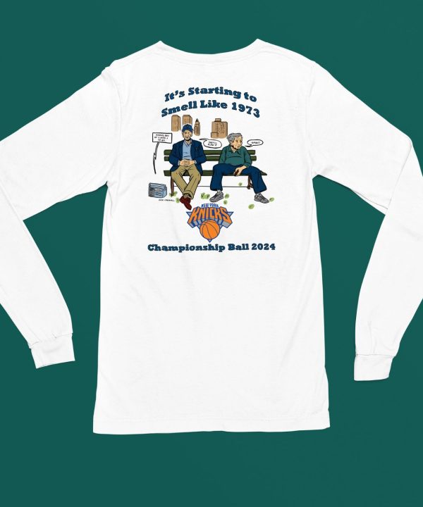 Its Starting To Smell Like 1973 New York Knicks Championship Ball 2024 Shirt4