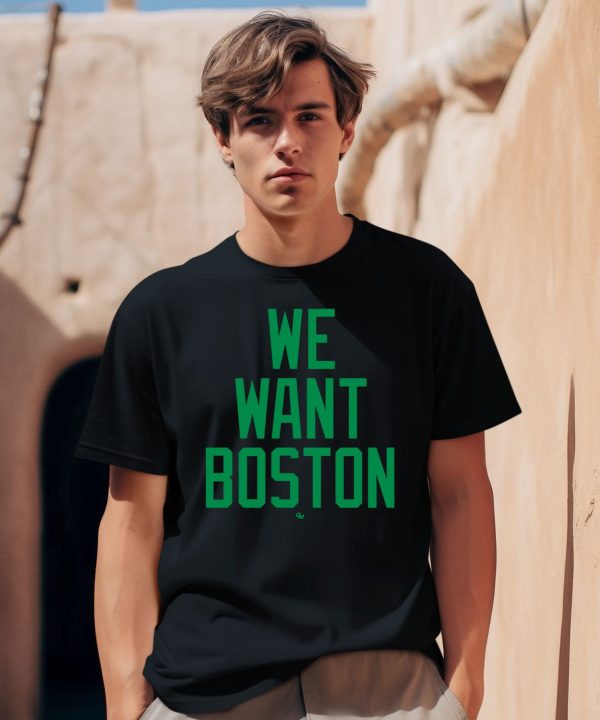 Jayson Tatum Wearing We Want Boston Shirt1