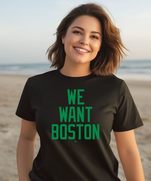 Jayson Tatum Wearing We Want Boston Shirt2