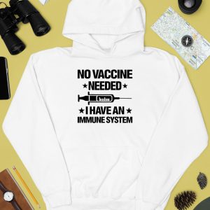 Laurence Fox Wearing No Vaccine Needed I Have An Immune System Shirt