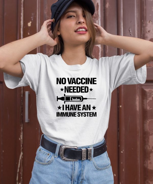 Laurence Fox Wearing No Vaccine Needed I Have An Immune System Shirt1