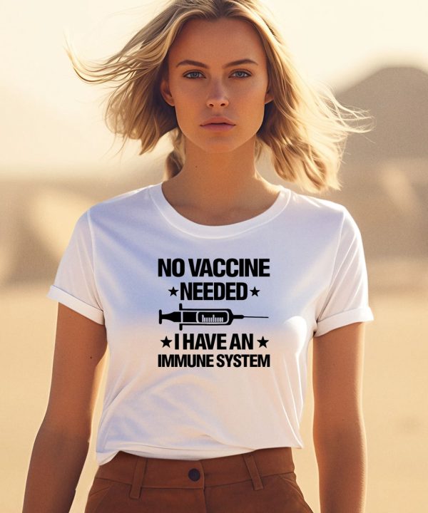 Laurence Fox Wearing No Vaccine Needed I Have An Immune System Shirt3