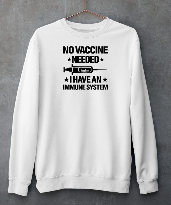 Laurence Fox Wearing No Vaccine Needed I Have An Immune System Shirt6