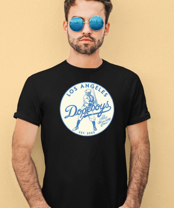 Los Angeles Dopeboys The Blue Wrecking Crew Shirt3