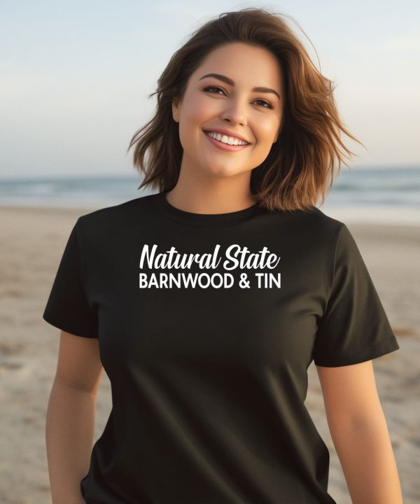 Natural State Barnwood Tin Shirt