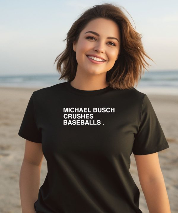 Obviousshirts Michael Busch Crushes Baseballs Shirt