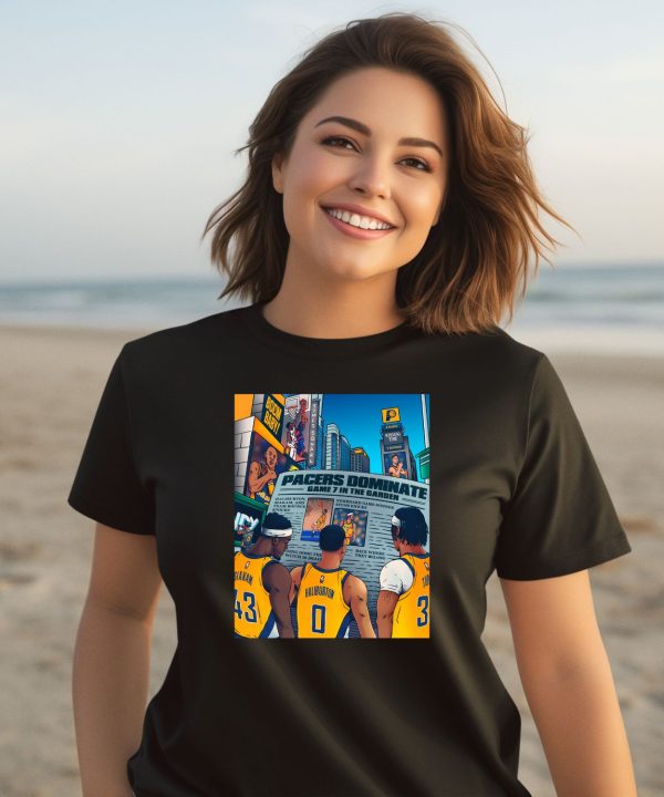 Pacers Dominate Game 7 In The Garden Shirt