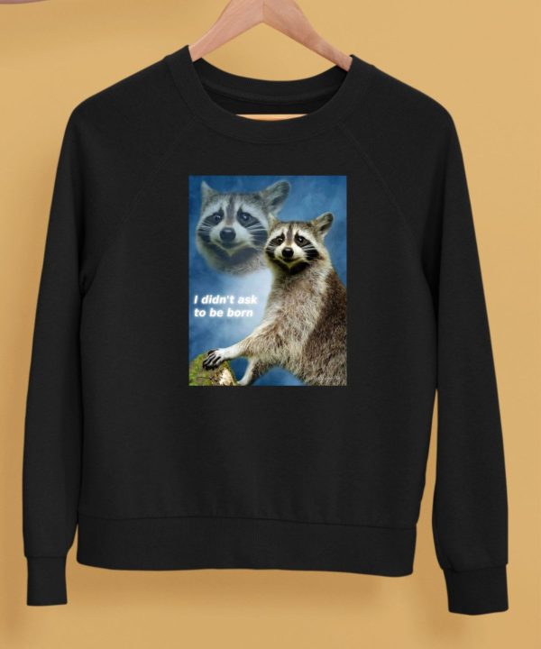 Raccoon Aesthetic I Didnt Ask To Be Born Shirt5