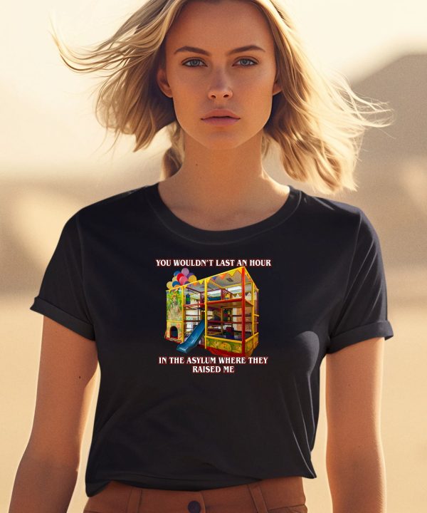 You Wouldnt Last An Hour In The Asylum Where They Raised Me Shirt