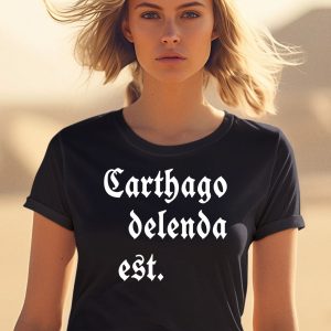 Zuck Bucks Wearing Carthago Delenda Est Shirt