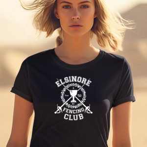 Andrew Scott Wearing Elsinore Fencing Club Shirt