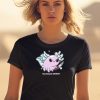 Axolotl With Knife You Axolotl Questions Shirt0