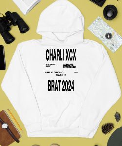 Charli Xcx Plus Special Guest Aliyahs Interlude June 12 Chicago Live Radius Brat 2024 Shirt2