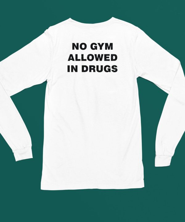 Colson Baker Wearing No Gym Allowed In Drugs Shirt4