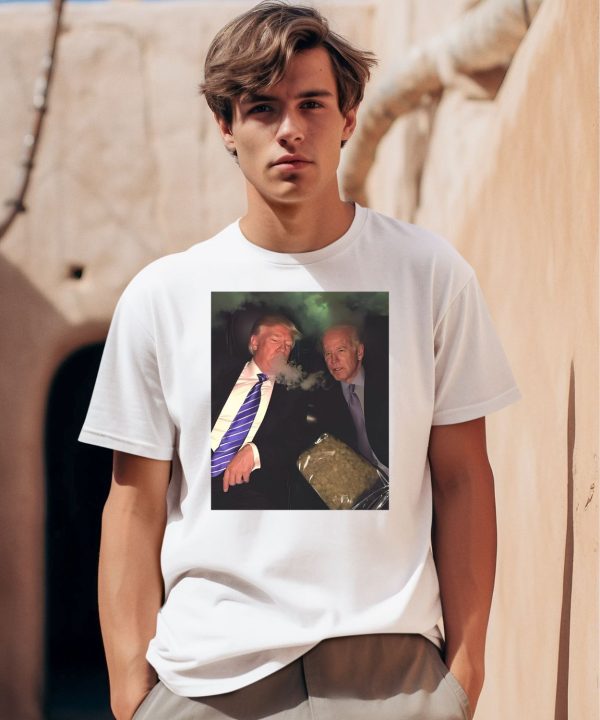 Donald Trump Smoking And Joe Biden Shirt