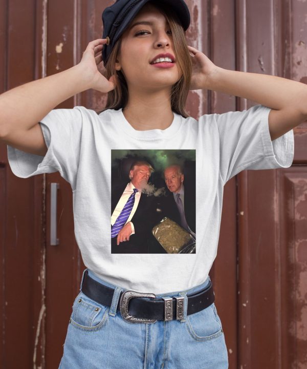 Donald Trump Smoking And Joe Biden Shirt1