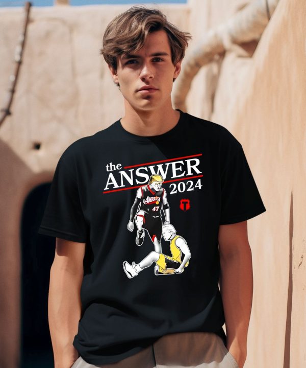 Donald Trump Vs Joe Biden The Answer 2024 Shirt