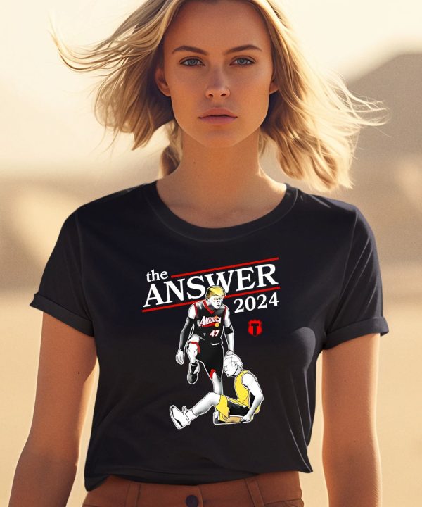 Donald Trump Vs Joe Biden The Answer 2024 Shirt0