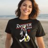 Donald Trump Vs Joe Biden The Answer 2024 Shirt1