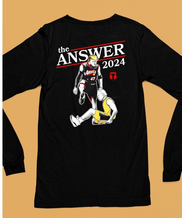 Donald Trump Vs Joe Biden The Answer 2024 Shirt6