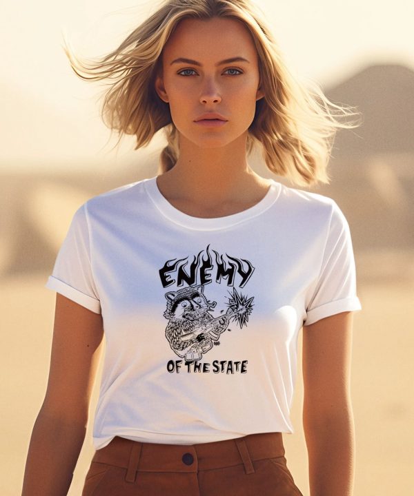 Enemy Of The State Raccoon Shirt3