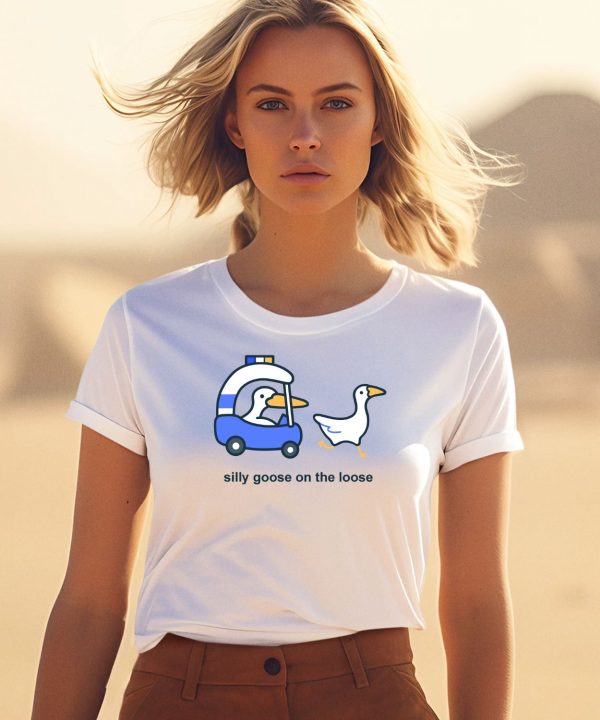 Eveoart Silly Goose On The Loose Graphic Shirt3