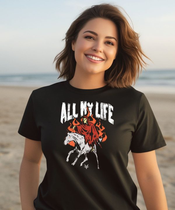 Fallinginreverse Store All My Life Reaper Horse Shirt