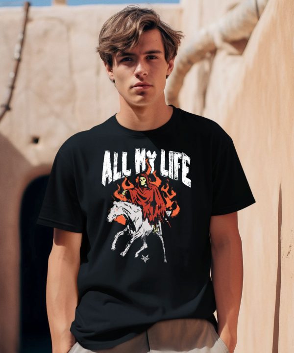 Fallinginreverse Store All My Life Reaper Horse Shirt1