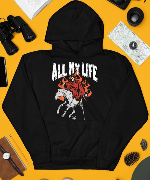 Fallinginreverse Store All My Life Reaper Horse Shirt3