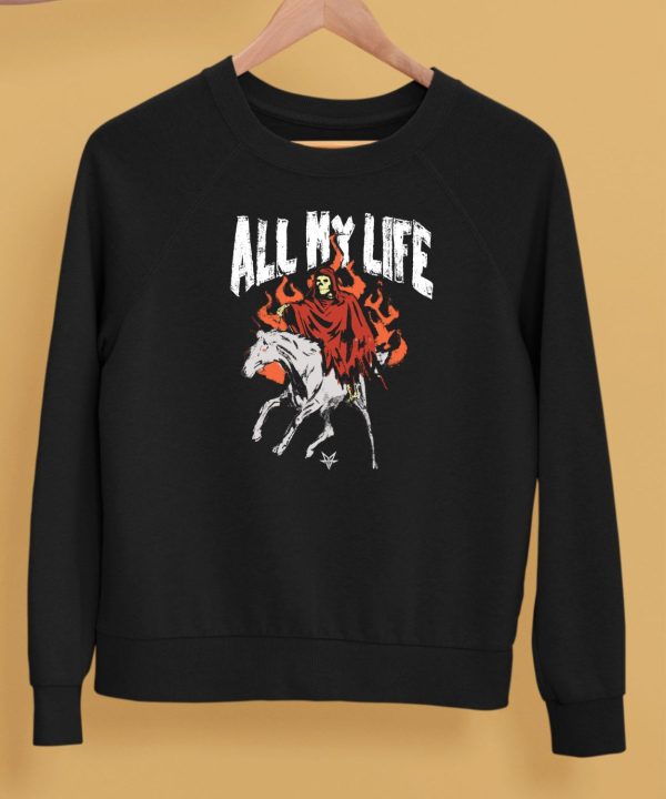 Fallinginreverse Store All My Life Reaper Horse Shirt5