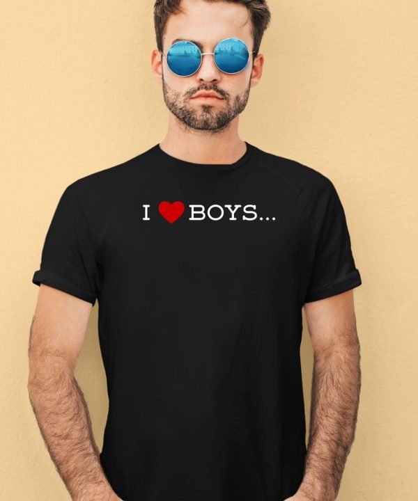 I Love Boy With Other Boys Shirt4