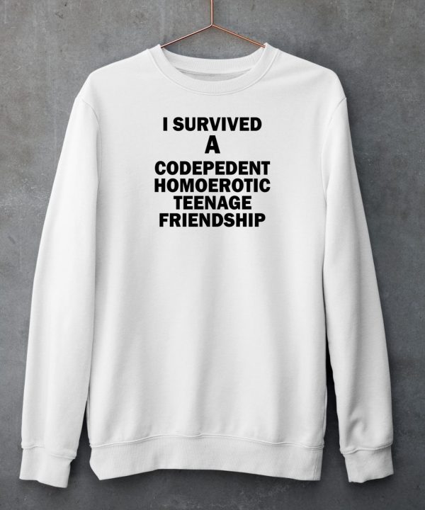 I Survived A Codepedent Homoerotic Teenage Friendship Shirt6