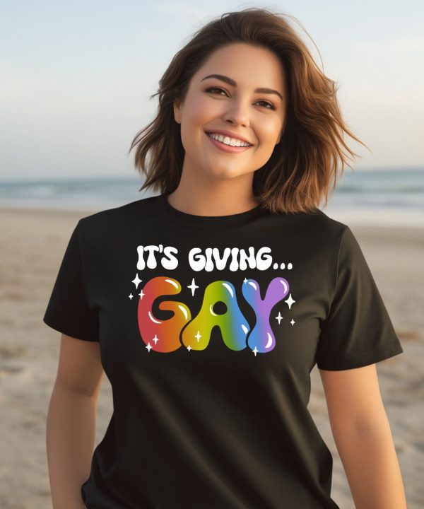 Its Giving Gay Pride Shirt1