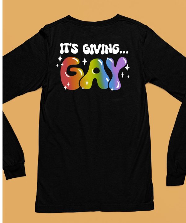 Its Giving Gay Pride Shirt6